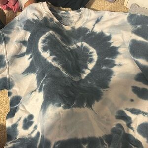 Blue heart sweatshirt